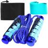 Yoga Fitness Gradiente O-type Corda Pulando Conjunto de Três Peças Látex Cinto Elástico Anel de Nádegas Algodão Corda de Borracha Pulando Esponja Gradiente