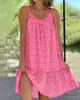 Verano 2026 Nuevo Llegada Amazon Deseo Estilo Pastoral Europeo Americano Dobladillo Ancho Floral Sin Mangas Camisola Chaleco Vestido