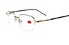 Productos de puesto Marco Medio Marco de Metal Montura para Gafas de Miopía Miopía Alta
