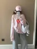 Moda Coreana Dulce y Picante para Chicas Estilo Perezoso Sudadera Delgada para Mujer Principios de Otoño Nuevo Diseño de Atuendo Dopamina Top Tendencia