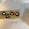Preto e Branco hellokitty Hello Kitty Desenho Animado Acessórios de Nail Art Resina Fofo Combina com Tudo Acessórios de Laço Pequenos Acessórios