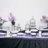 Mesa de Buffet de Hotel Configuração Gaiola de Pássaro Suporte de Sobremesa Prato Frio Mesa de Sobremesa Suporte de Exibição Conjunto de Pratos de Cerâmica para Confeitaria de Três Níveis