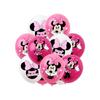 Comercio exterior transfronterizo 12 pulgadas 2.8g dibujos animados animación película animación juego decoración de fiesta traje de globo de látex pie