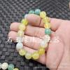 Pulsera de jade con cuentas Sky de tres ojos en blanco y negro Jarrón con cuentas Sky de nueve ojos verdes Pulsera luantong de cuentas Sky Pulsera retro Wenwan