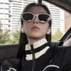Gafas de Sol para Mujer Estilo Coreano Ojo de Gato, Modernas y de Moda, Gafas de Sol Versátiles, Gafas de Sol Anti-UV, Envío Gratis D