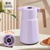 Cafetera Inteligente Cafetera Moka Olla Europea de Conservación de Calor Gran Capacidad Oficina Revestimiento de Vidrio Olla Caliente Tetera para el Hogar