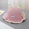 Sombrero de pescador para bebé Primavera y Otoño Nueva Moda casual lindo súper lindo fresco niños y niñas sombrero de sol tipo cuenca para niños