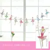 Nuevo Ramo de Ballet Niña Bandera Creativa de Cumpleaños Decoración de Papel Flor de Papel Diseño de Fiesta Infantil Fiesta de Cumpleaños de Bebé