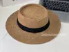Sombrero de Paja de Verano Estilo Coreano para Viaje con Techo Plano Hueco Sombrero con Sombra Cóncava para Fotografía de Celebridad de Internet Sombrero de Paja de Playa de Moda