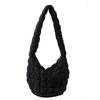 Bolso de hombro ligero y portátil para mujer, mini bolso de nube plisado de estilo coreano, combinable con todo, novedad de verano de 2023
