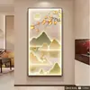 Caqui Caqui Como Desees Pintura Decorativa de Entrada Nuevo Estilo Chino Buen Significado Pintura Colgante de Pared para Entrada Puerta Principal Pasillo Sala de Estar