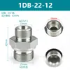 Adaptador hidráulico acero 45# Yonghua cono de 24 grados férula sello ED fitting para manguera 1CB 1CM 1DB 1DM