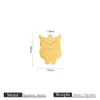 Colgantes Pequeños Populares Transfronterizos de Acero Inoxidable con Formas de Animales Lindos, Accesorios de Acero de Titanio para Hacer Joyería de Collares y Pulseras DIY