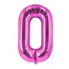 Balão de carta inglesa transfronteiriço de 16 polegadas Rosa Balão de corpo vermelho Decoração de casamento de festa de aniversário infantil