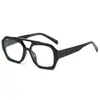 Gafas de Sol Poligonales Retro de Doble Puente Europeas y Americanas Transfronterizas para Hombre, Estilo Nuevo, Versátiles, Modernas, Gafas de Sol Anti-UV para Mujer