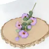 Eucalipto Artificial Flor de Margarita Tallo Único Boda Material de Flor Artificial Flor de Seda Salón de Bodas Restaurante Hotel Decoración con Flores Artificiales