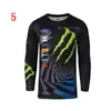 Roupa de Ciclismo de Verão Camiseta de Manga Longa Motocicleta Off-Road Downhill Macacão Mountain Bike Off-Road Esportes ao Ar Livre Camiseta Respirável
