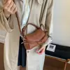 Bolsa de Mão de Luxo para Mulheres, Nova Tendência da Moda 2025, Bolsa de Ombro Versátil, Bolsa Transversal Retro para o Dia a Dia