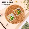 Bolsa de Empaque para Galletas de Dibujo Animado de Conejo Linda Fiesta de Dulces de Pascua Regalo Actividad de Jardín de Infancia Pañuelo Bolsa de Estudiante