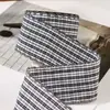 Fita Xadrez de Renda com Borda Ondulada Xadrez Preto e Branco Acessórios de Laço para Headwear de Casa, Grampo de Cabelo, Roupas de Casa