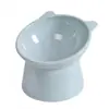 Protector de Cuello para Plato de Mascota, Anti-Rayaduras, Plato de Alimentación para Perros y Gatos, Plato de Alimentación de Acero Inoxidable, Plato Alto para Mascota