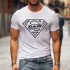 2025 Nova Camiseta Masculina de Verão Transfronteiriça Dia dos Pais Papai Estampada Multicolor Opcional Solta Gola Redonda Top