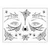 En Stock Al Por Mayor Nuevas Pegatinas de Tatuajes de Halloween, Pegatinas Faciales de Transferencia del Día de Muertos, Pegatinas de Tatuajes para Fiesta de Maquillaje, Transfronterizo
