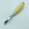 Utensílios de Cozinha com Cabo de Madeira Ralador de Melão Ralador Curvo Ralador Reto Produtos de Madeira Cabo Novo Yangjiang Projetado Especialmente para Casa Utensílios Pequenos Essenciais para Cozinha