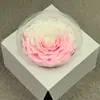 Flor mágica flor eterna gigante 9-10CM flor luz nocturna lote directo cubierta de vidrio 1 rosa paquete de materiales diy