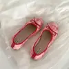 Zapatos Planos Bajos Negros Estilo Ballet Francés para Mujer Verano 2026 Nuevos Versátiles Combinan con Faldas Punta Redonda Zapatos Mary Jane