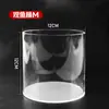 Caja de Observación de Peces Acrílica Transparente con Escala para Capturar Peces Pequeños, Adecuada para Pargo Capturado en la Naturaleza, Pez Blanco y Pesca en Arroyos, Caja de Observación para Acampar