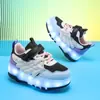 Zapatos para Niños, Modernos, Geniales, Zapatos Luminosos de Colores, Zapatos Heelys, Patines, Zapatos para Patineta, Zapatos de Suela Gruesa para Niños y Niñas