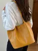 Bestseller de comércio exterior transfronteiriço: bolsa tote estilo casual retrô, bolsa de ombro para o dia a dia, bolsa de ombro única com padrão trançado para mãe e filha
