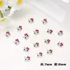 Acessórios de Arte para Unhas Transfronteiriços Gato Kt Arte para Unhas Hello Kitty Desenho Animado Fofo Liga de Zinco Diamantes Incrustados Gato Unha Vestível Decoração