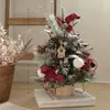 Árbol de Navidad de Escritorio Popular Shengyuan con Bayas Set de Decoraciones Navideñas DIY Decoración para Ventana de Casa Adornos Venta al por Mayor
