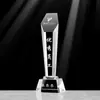 Trofeo de Cristal Graduación Estudiante Creativo Personal Destacado Honor Niños Escolares Baloncesto Personalizado Grabado Medalla
