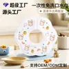 Toalla Desechable para Saliva, Rotación de 360 Grados, No Lavable, Impermeable, Babero Absorbente, Universal para Bebés Niños y Niñas, Babero para Recién Nacidos