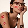 Amazon Día de San Valentín Tatuaje Adhesivo para Labios Amor Labios Rojos Hombre y Mujer Pareja Sexy Labio Beso Tatuaje Adhesivo