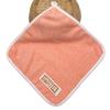 Toalla Cuadrada con Borde de Terciopelo Coral Personalizada al por Mayor de Fábrica Toalla de Mano Gancho Toalla Cuadrada para Niños Suave y Absorbente No Desprende Pelusa Fácilmente