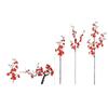 Simulación ramas de flor de ciruelo flor de membrillo de invierno flor de plástico ramo falso decoración china para el hogar decoración de jarrón para sala de estar venta al por mayor de fábrica