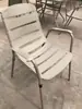 Conjunto de Três Peças de Cadeira de Rattan para Exterior Varanda Pátio Jardim Café Popular na Internet Combinação de Cadeiras Casuais Mesa e Cadeiras de Rattan Estilo Nórdico