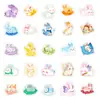 Pegatinas de Graffiti de Conejo de Jade de Peluche de Dibujos Animados Transfronterizas 56 Pegatinas para Diario DIY Pegatinas para Niños Pegatinas Decorativas Creativas
