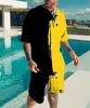 2026 Conjunto de Camisetas Masculinas para Comércio Transfronteiriço Estampa Digital 3D Camiseta Breaking Bad Shorts Esportivos Casuais
