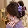Grampo de Cabelo Laço Maillard para Mulheres, Presilha Grande Tipo Tubarão de Alta Qualidade, Novo Modelo 2026, Grampo para Coque na Parte de Trás da Cabeça, Acessório de Cabelo