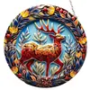 Decoración de Jardín Plana Acrílica Transfronteriza Atrapasoles Pavo Real Hombre de Jengibre Navidad Día de Todos los Santos Regalo Colgante de Jardín