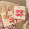 2025 Nuevo Pasador Pequeño Rosa Dopamina Pinza para Flequillo Lateral de Mujer Pinza para el Cabello Linda Exquisita