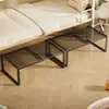 Zapatero de niveles ajustable para dormitorio, soporte para zapatos debajo del escritorio de estudiante, organizador de almacenamiento, estante de almacenamiento para zapatero en casa