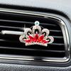 No exterior e-commerce para Crown carro saída de ar decoração perfume aromaterapia clipe ar condicionado decoração suprimentos