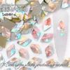5*8mm Rombo Manicure Retangular Diamante Quatro Cantos Cubo de Açúcar Diamante Ponta Fina Inferior Diamante Manicure Decorativo Manicure Diamante Atacado
