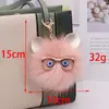 Pendente de Bolsa de Carro Coruja de Pele de Raposa Sintética 10cm Venda Quente de Exportação Fábrica de Pendentes de Bolsa Coruja Atacado